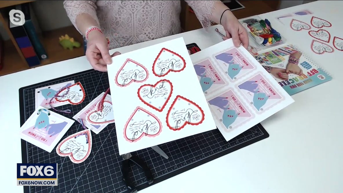 DIY personalized classroom valentines